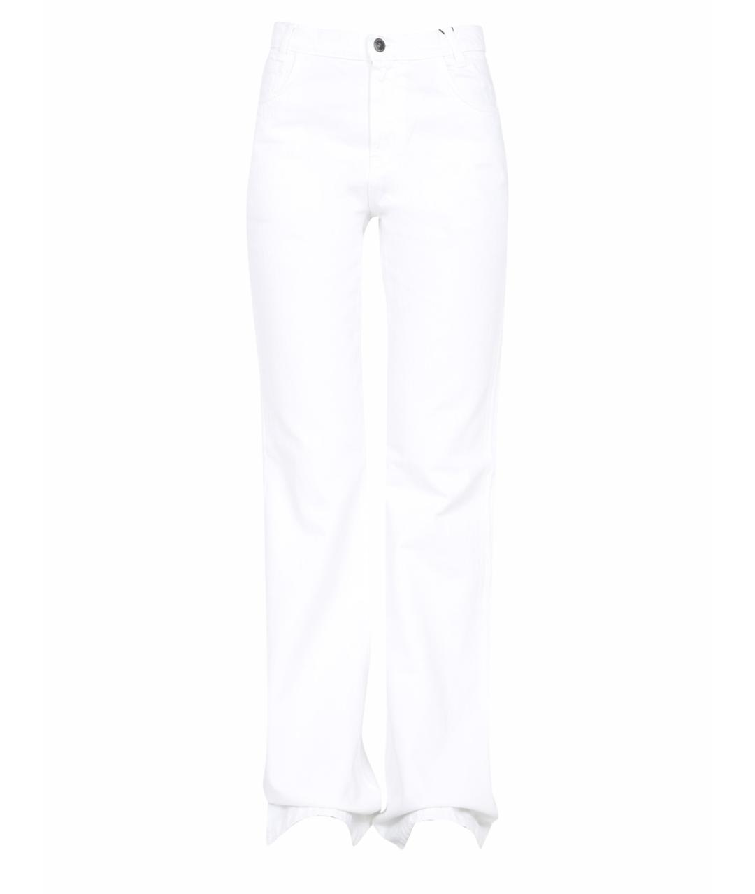 RAF SIMONS Белые прямые джинсы, фото 1
