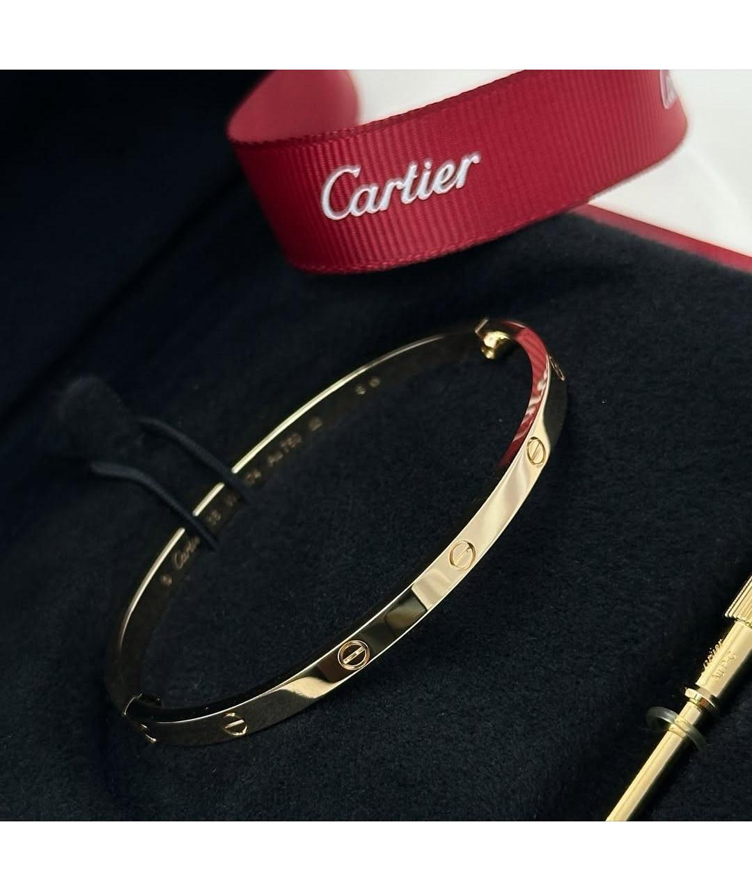 CARTIER Золотой браслет из желтого золота, фото 3