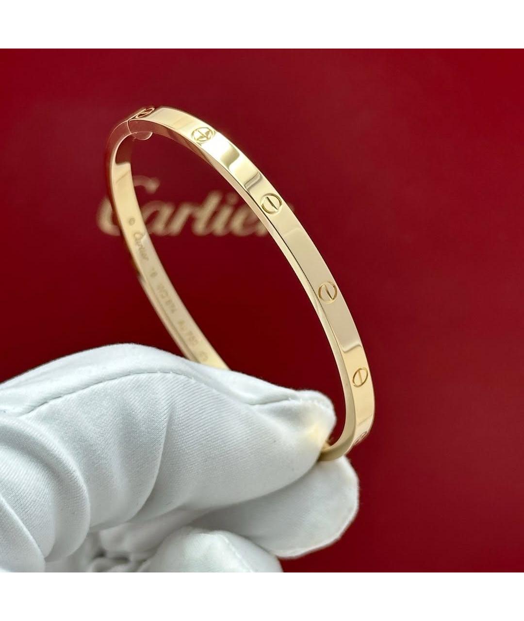 CARTIER Золотой браслет из желтого золота, фото 4