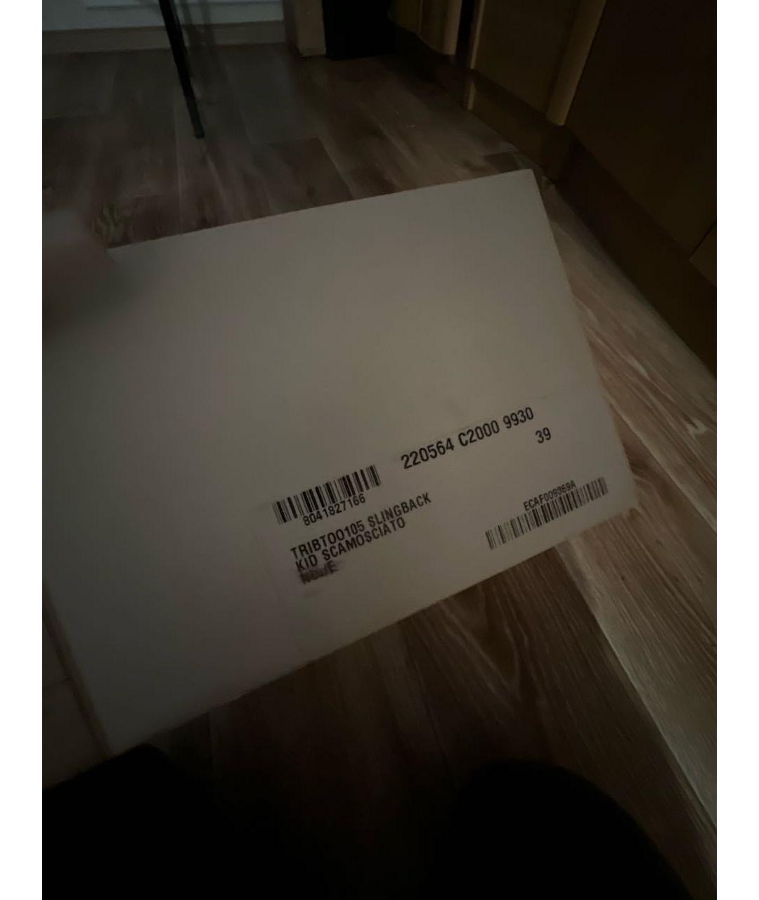 SAINT LAURENT Черные кожаные туфли, фото 6