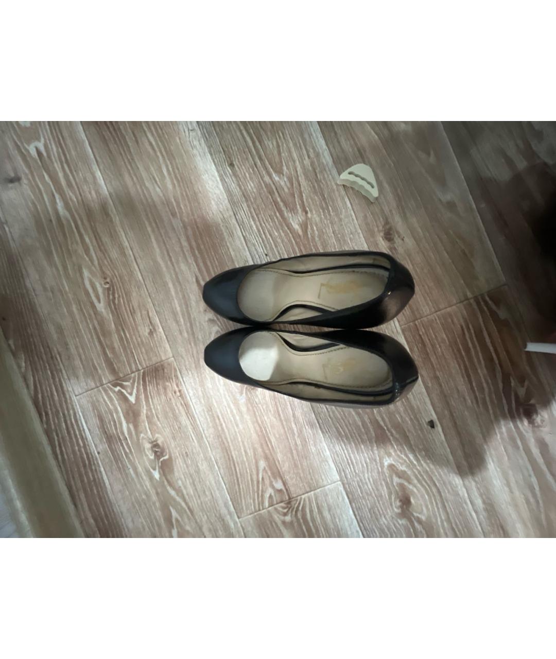 SAINT LAURENT Черные кожаные туфли, фото 3