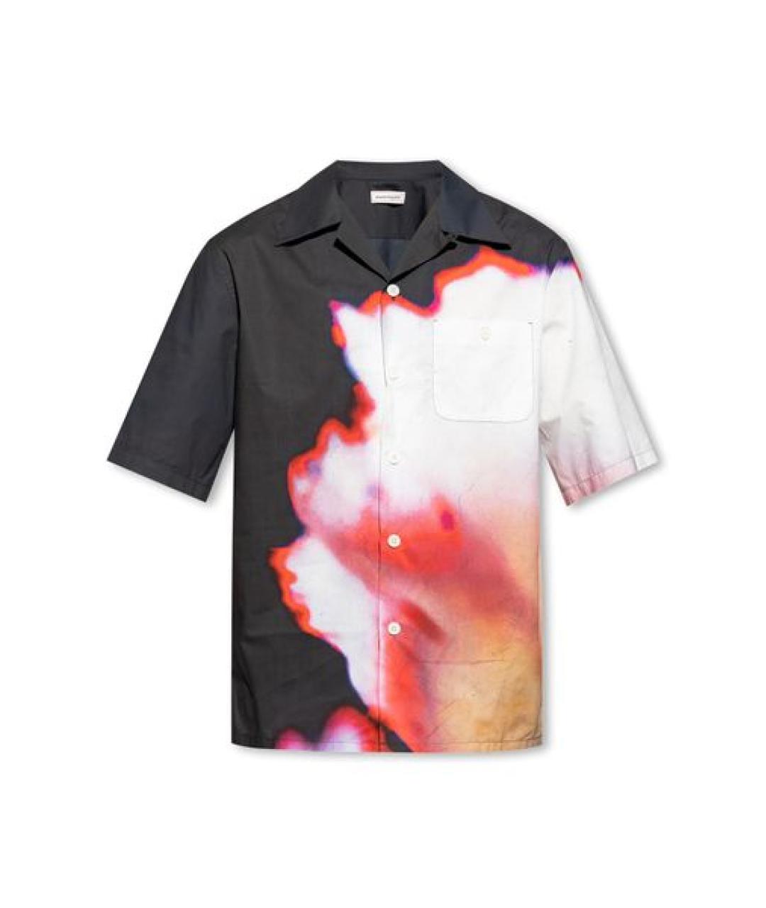 ALEXANDER MCQUEEN Мульти хлопковая кэжуал рубашка, фото 1