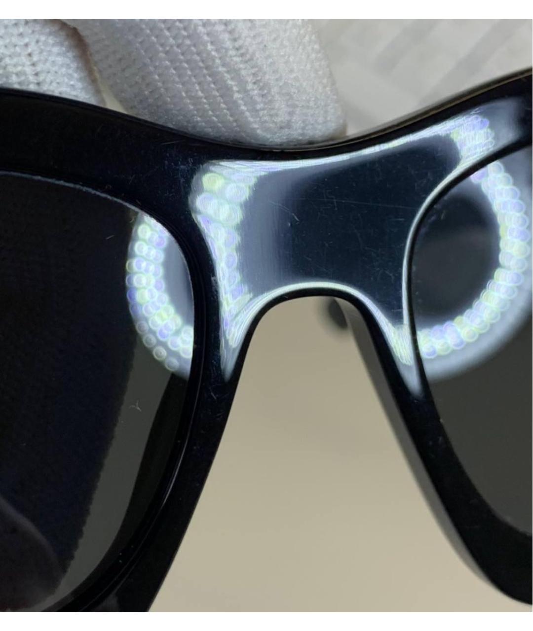JIMMY CHOO Черные пластиковые солнцезащитные очки, фото 6