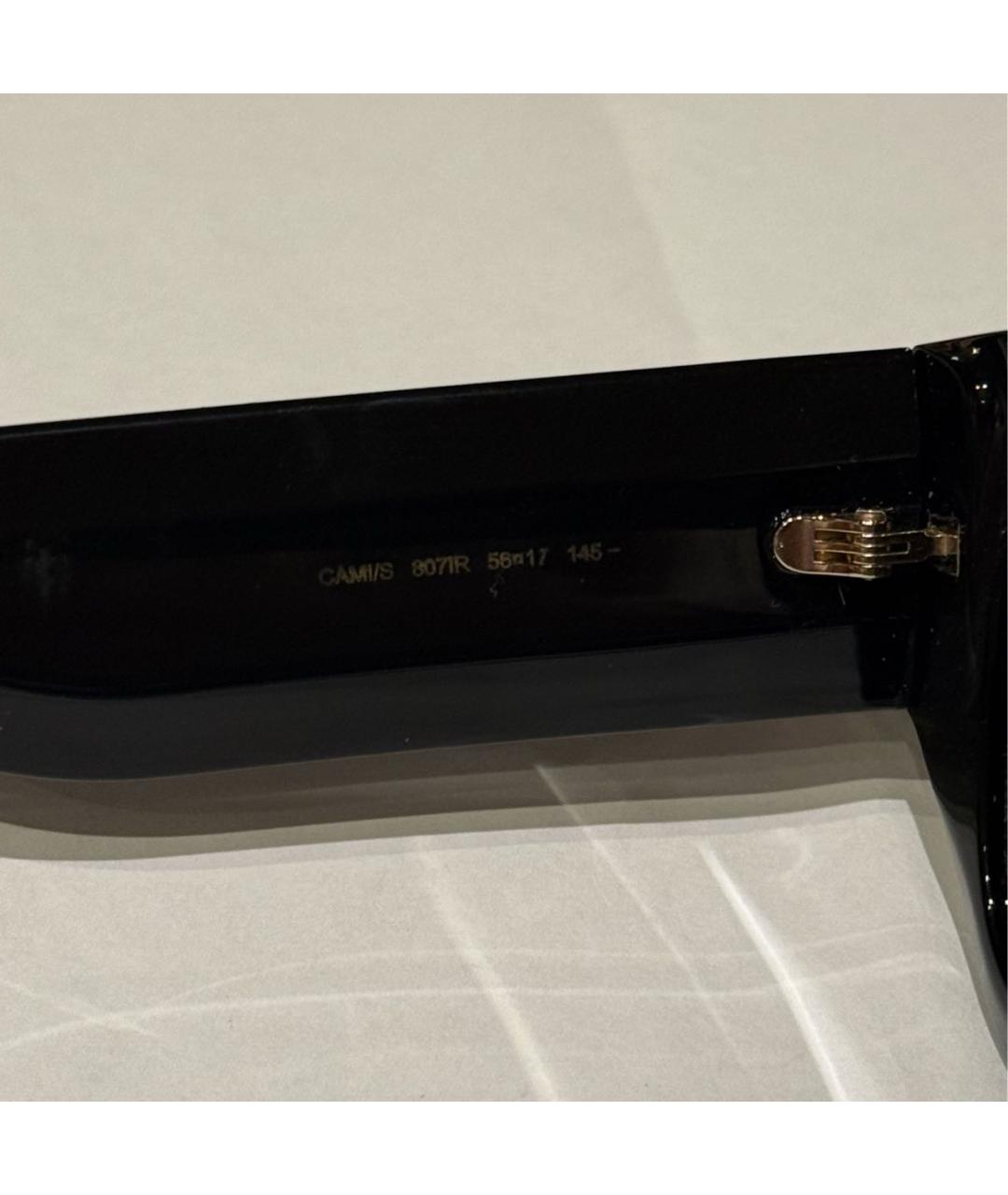 JIMMY CHOO Черные пластиковые солнцезащитные очки, фото 4