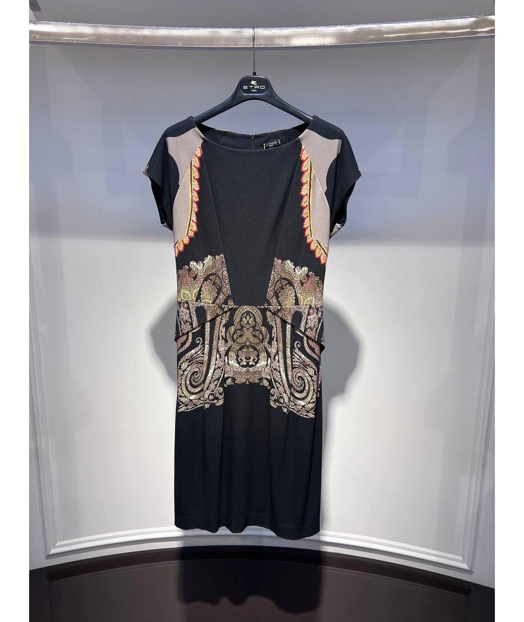 ETRO Черное повседневное платье, фото 3