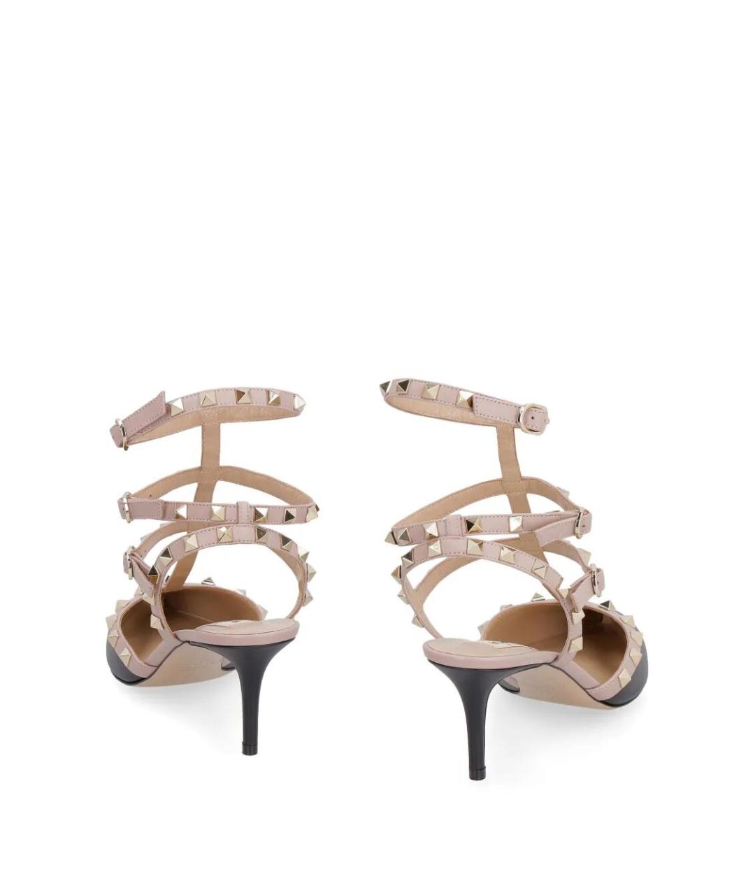 VALENTINO Мульти кожаные босоножки, фото 2