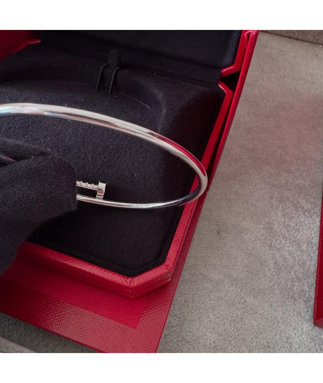 CARTIER Серебрянный браслет из белого золота, фото 3