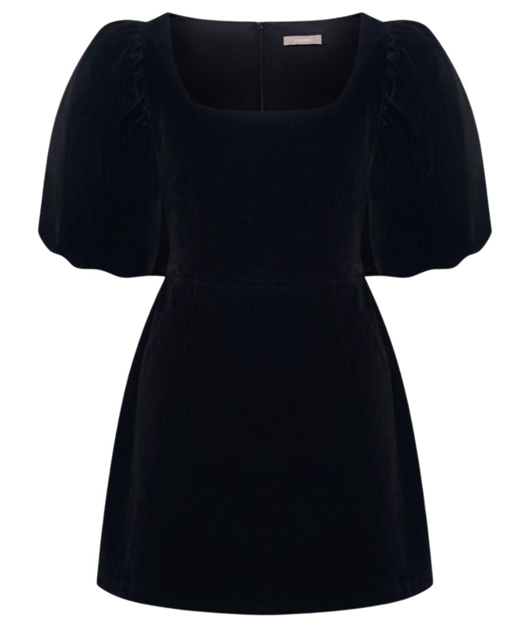 12 STOREEZ Черное бархатное коктейльное платье, фото 1