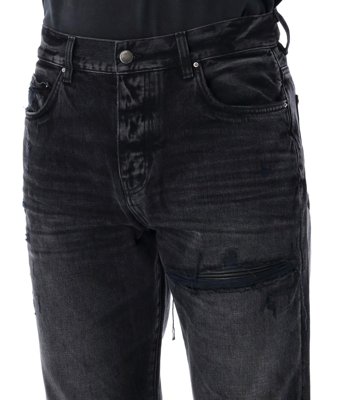 AMIRI Черные хлопковые повседневные брюки, фото 3