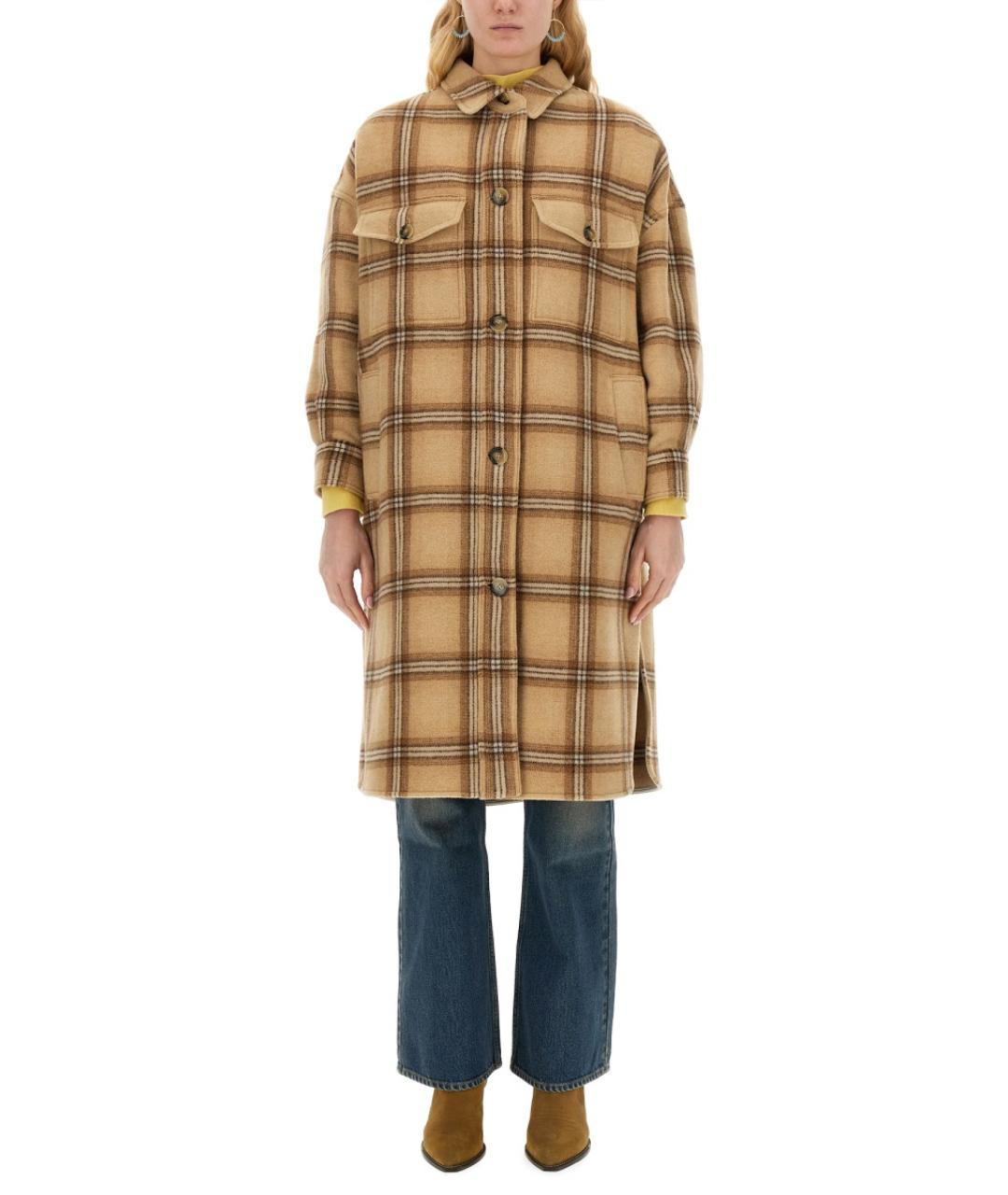 ISABEL MARANT Бежевое пальто, фото 2