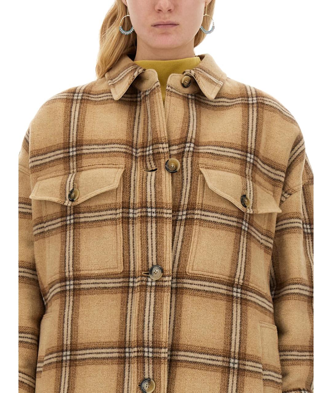 ISABEL MARANT Бежевое пальто, фото 5