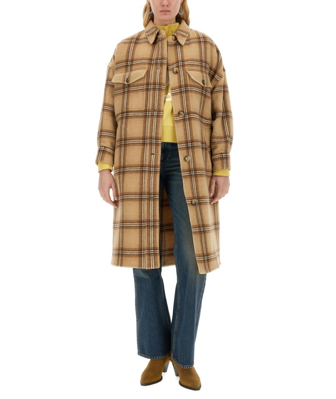 ISABEL MARANT Бежевое пальто, фото 3