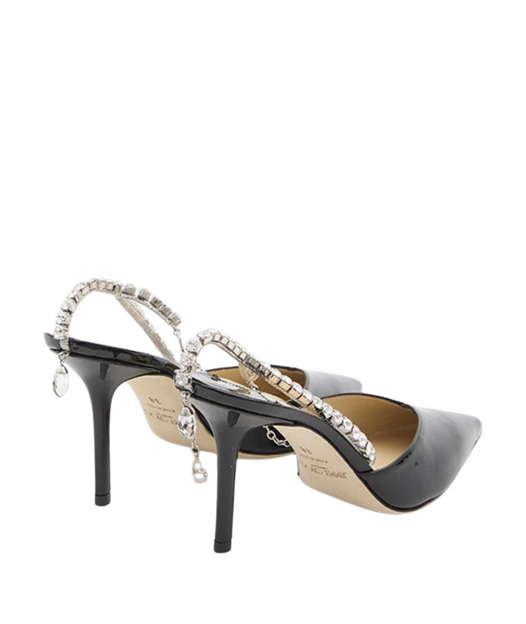 JIMMY CHOO Черные кожаные туфли, фото 3