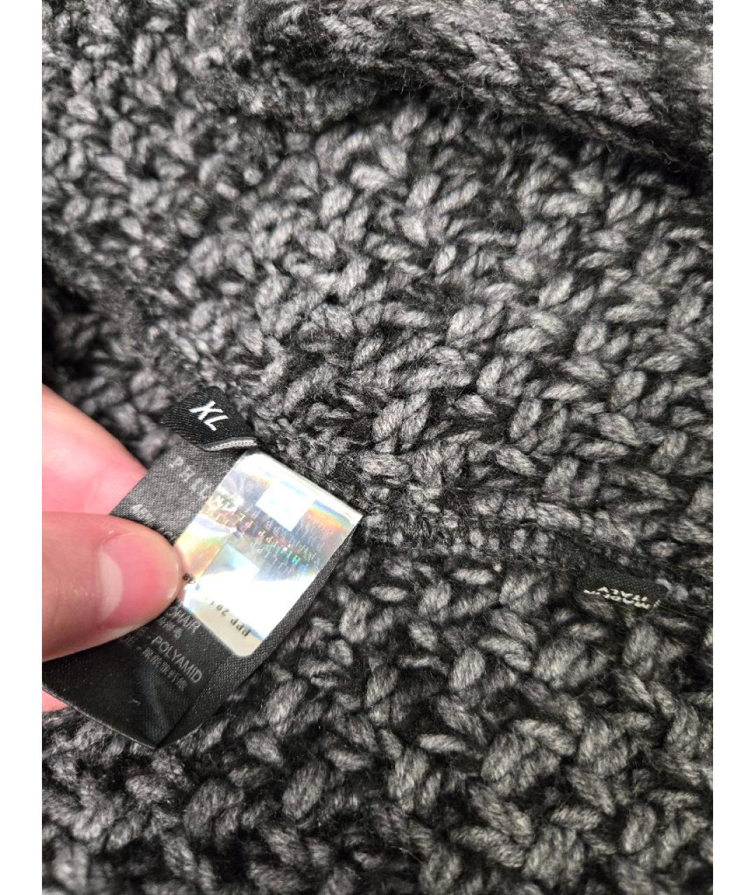 PHILIPP PLEIN Серый шерстяной кардиган, фото 5