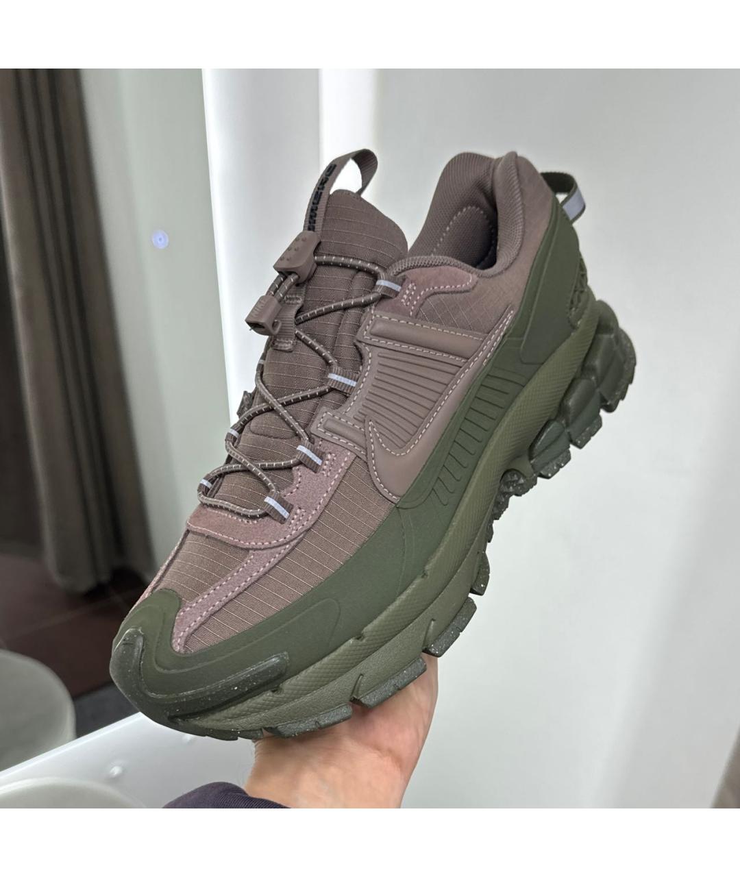 NIKE Коричневые низкие кроссовки / кеды, фото 2