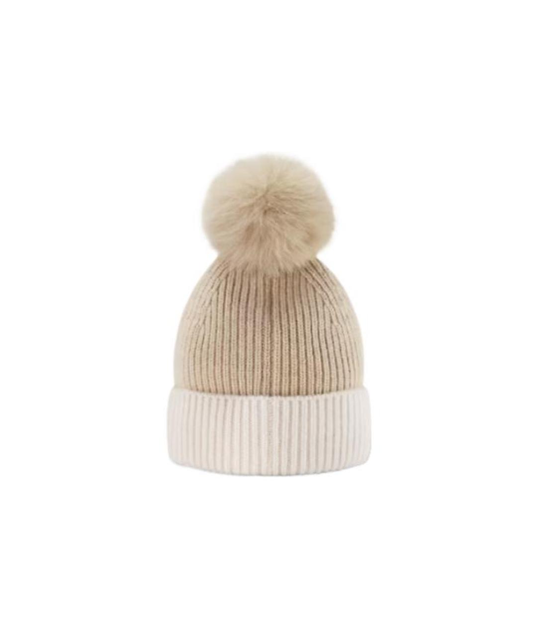 LOUIS VUITTON Бежевая шапка, фото 3