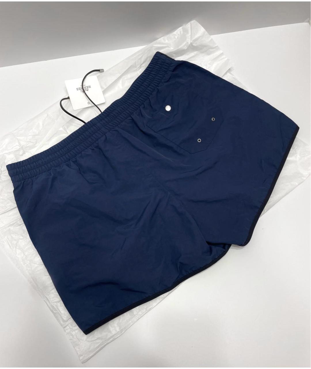 HERMES Темно-синие полиамидовые плавки, фото 2