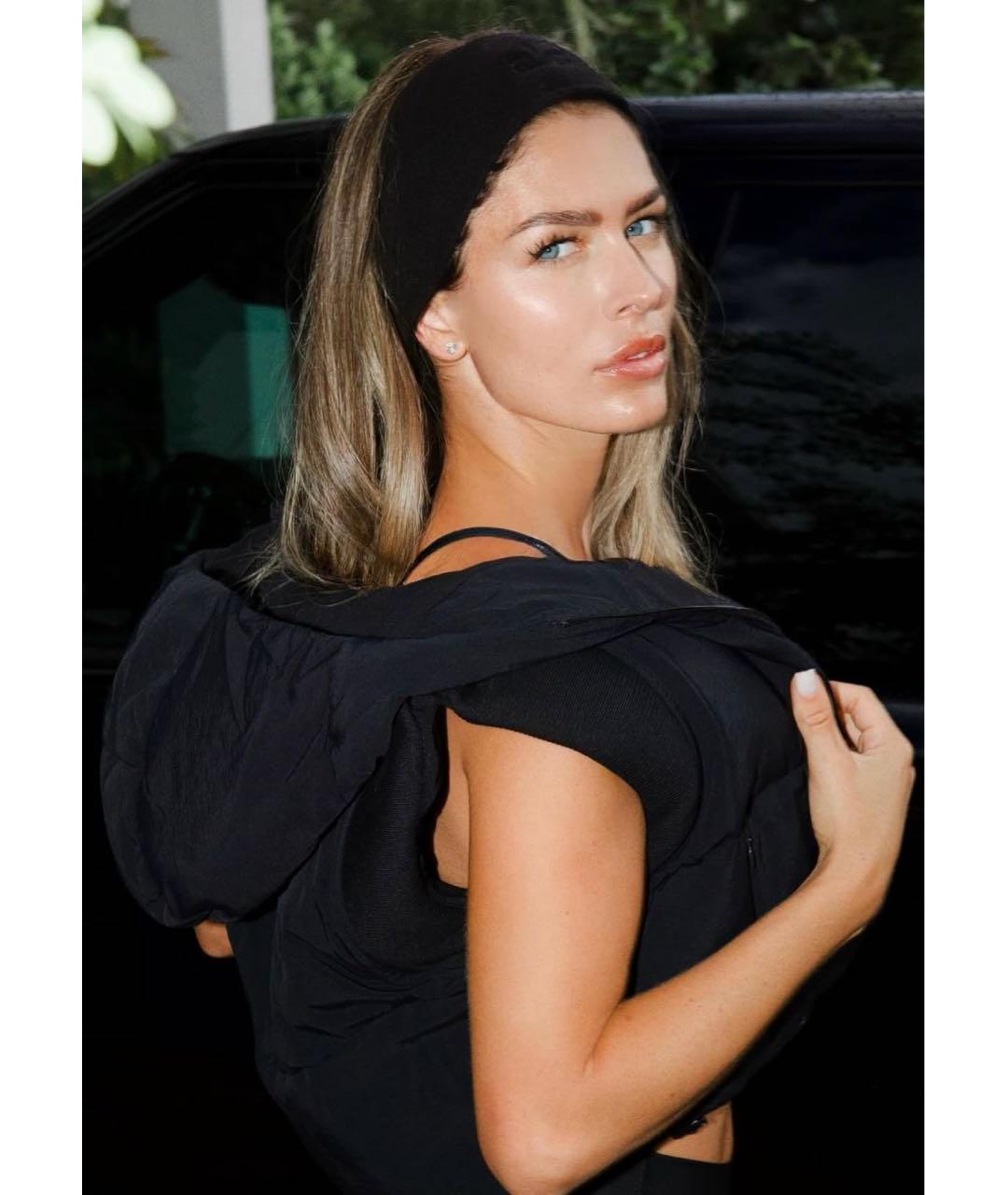 ALO YOGA Черная повязка на голову, фото 4