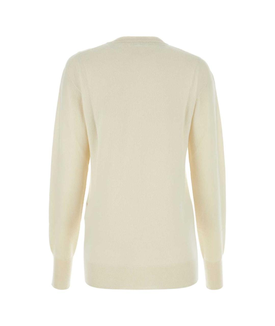 JIL SANDER Белый кашемировый джемпер / свитер, фото 2