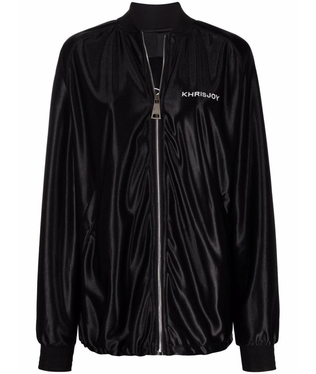 KHRISJOY Черная полиамидовая куртка, фото 1
