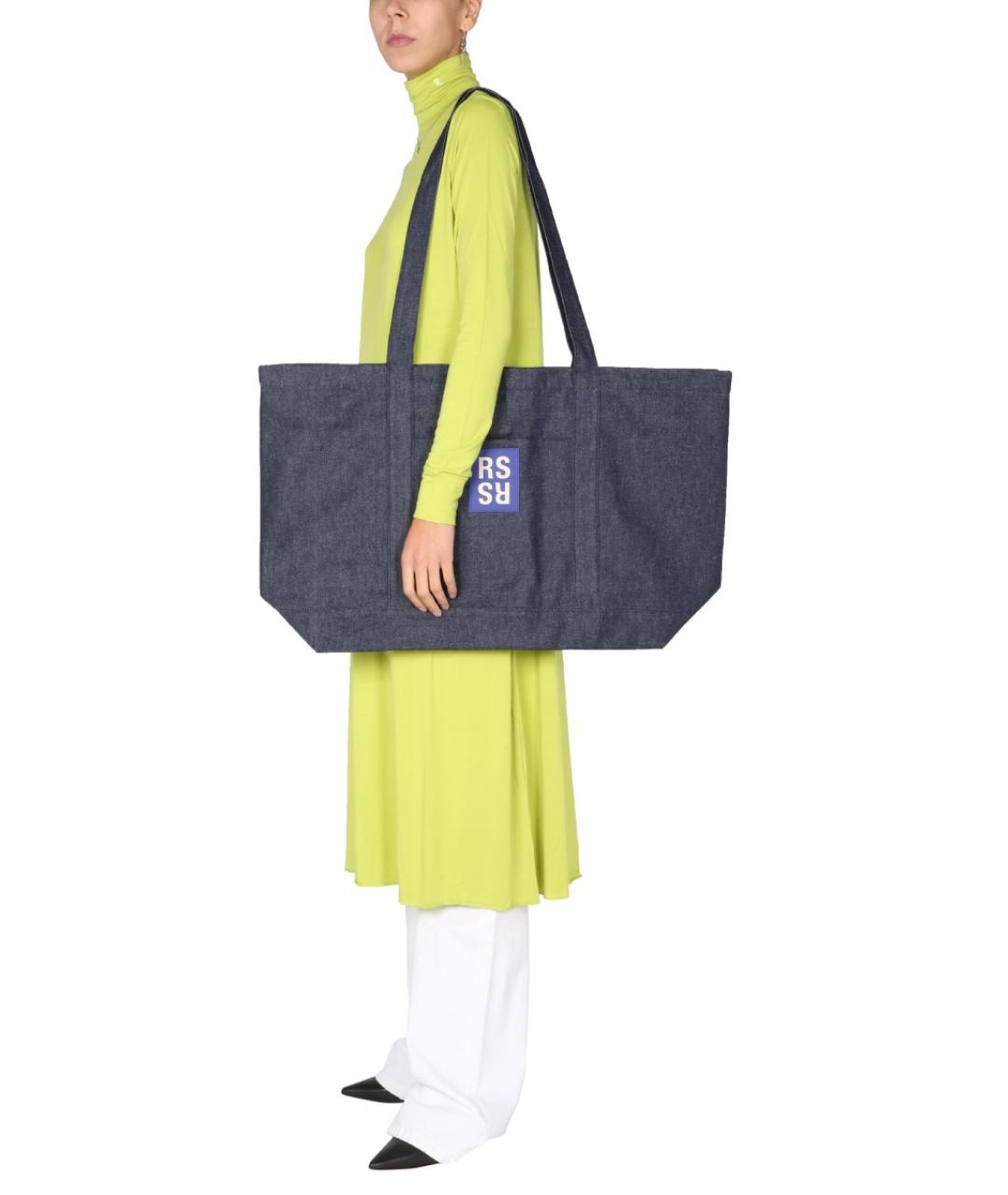 RAF SIMONS Зеленые повседневное платье, фото 3