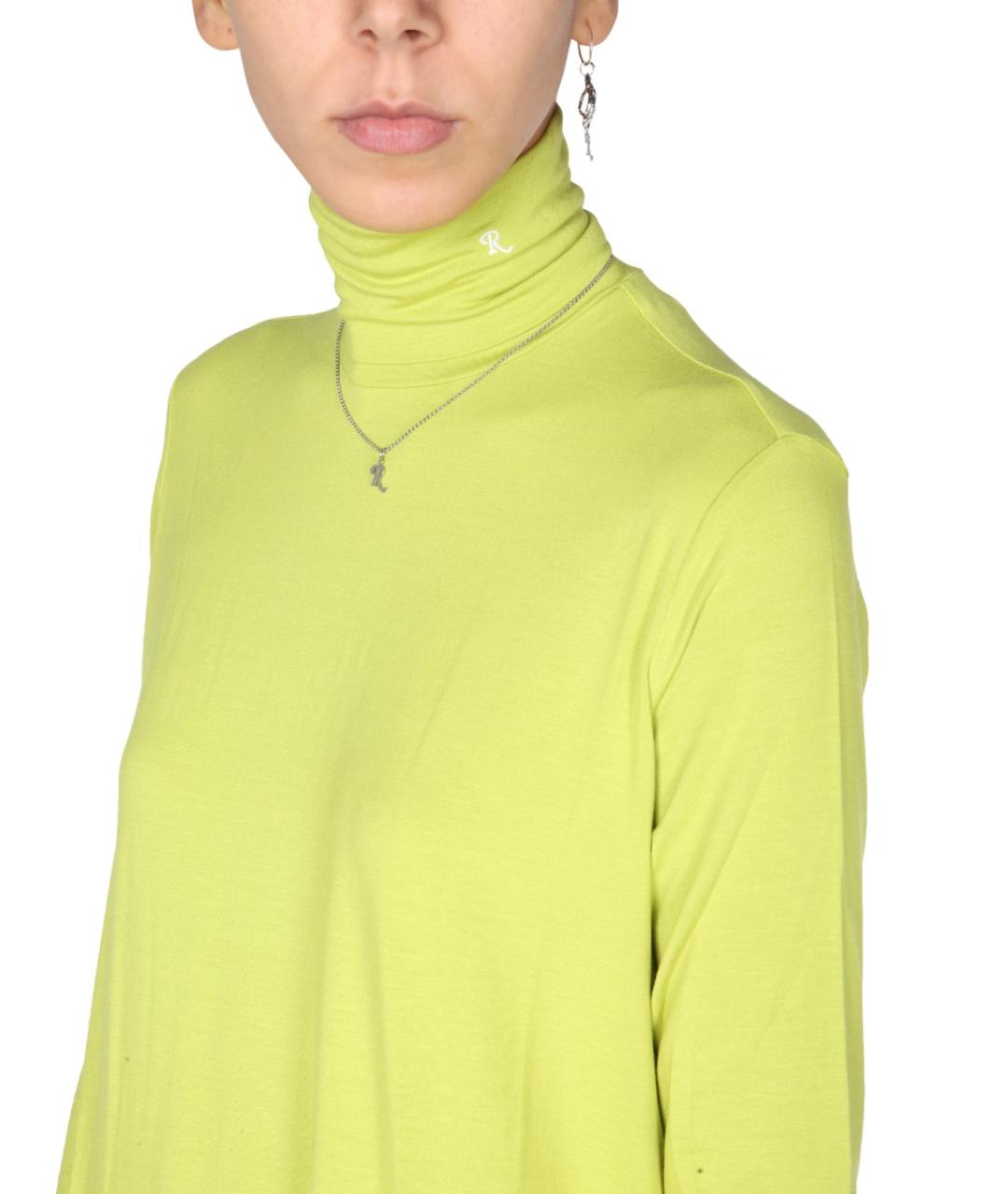 RAF SIMONS Зеленые повседневное платье, фото 5