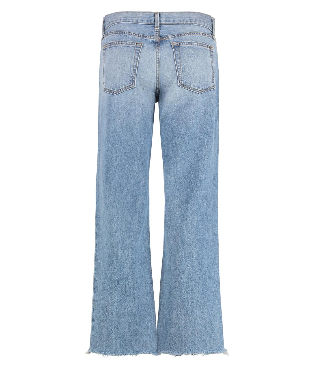 ASKK NY Голубые хлопковые прямые джинсы, фото 2