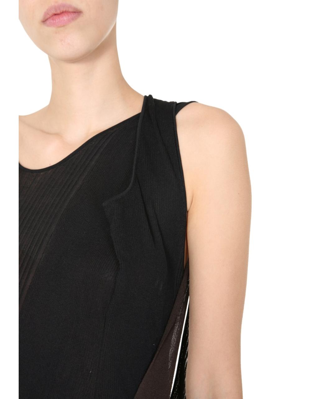 BOTTEGA VENETA Коричневое хлопковое повседневное платье, фото 3