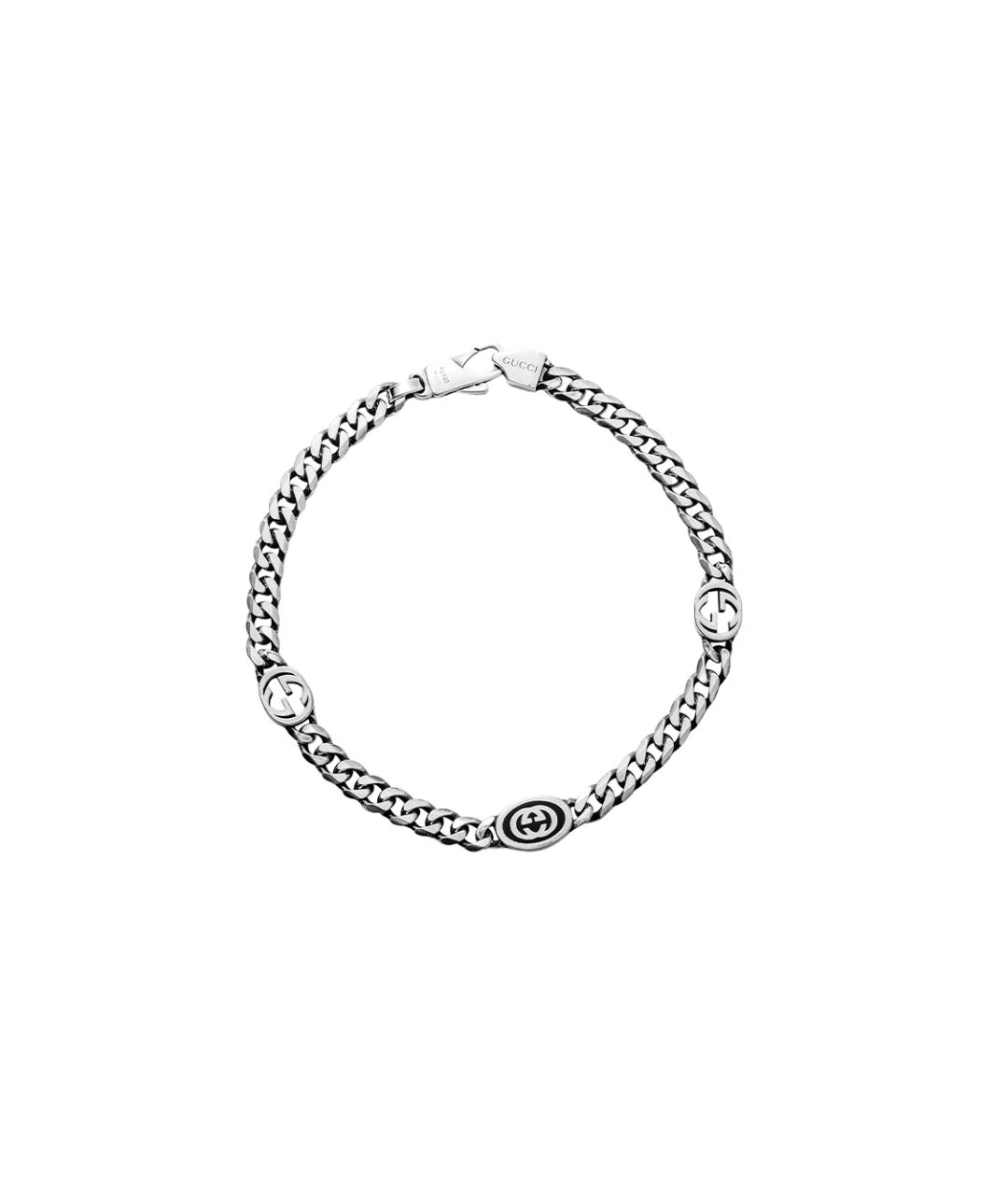 GUCCI Серебряный браслет, фото 1