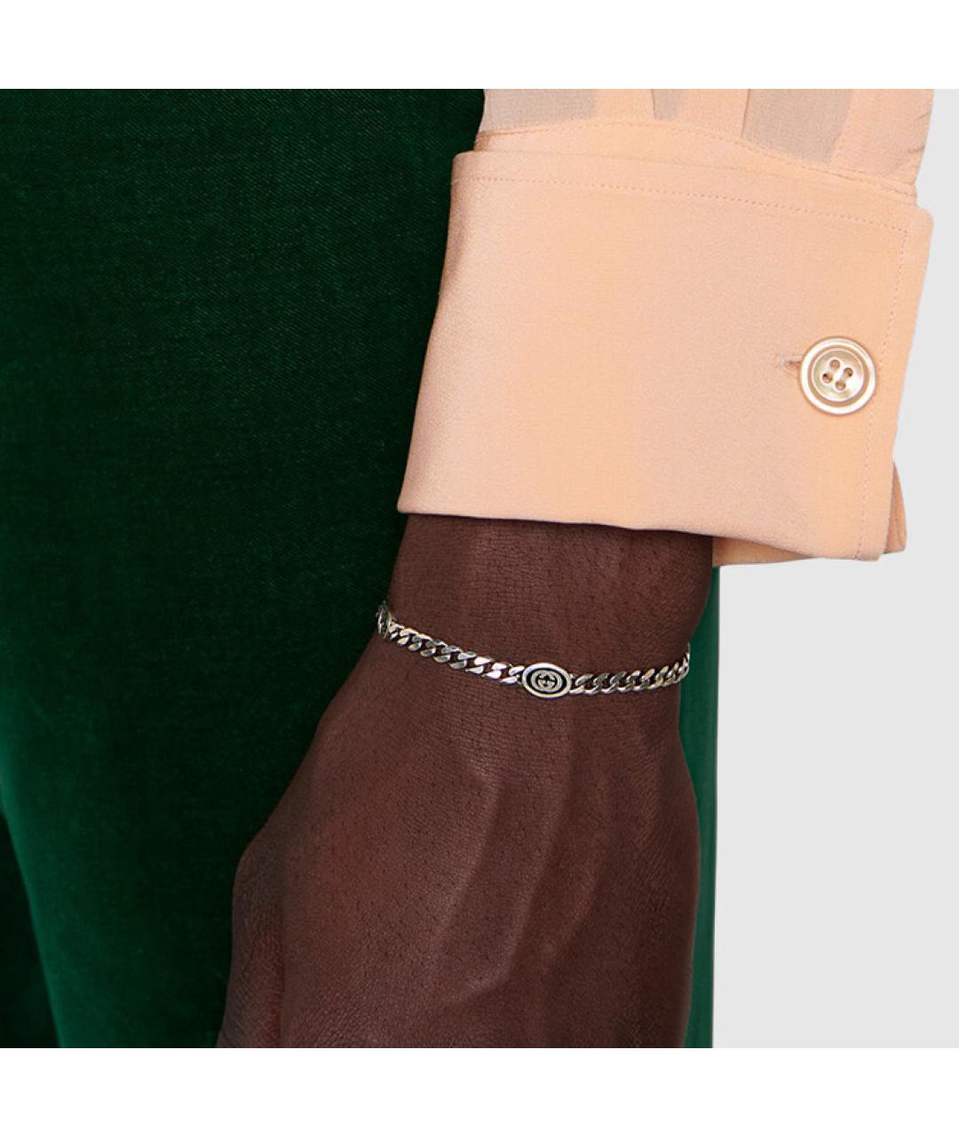 GUCCI Серебряный браслет, фото 2