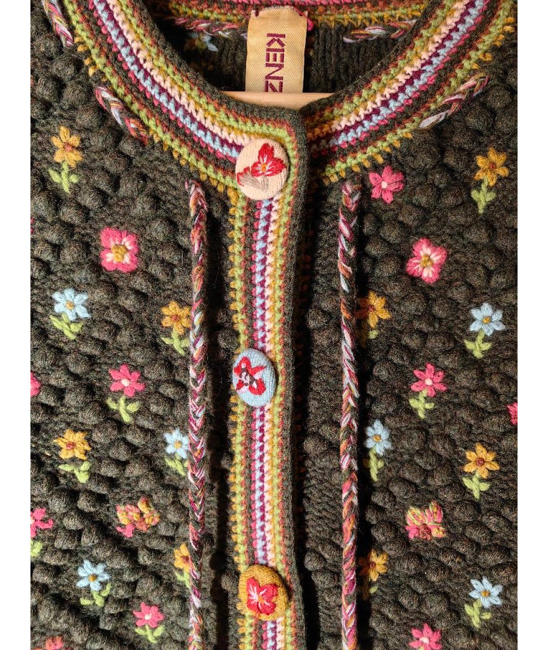 KENZO Мульти шелковый кардиган, фото 5