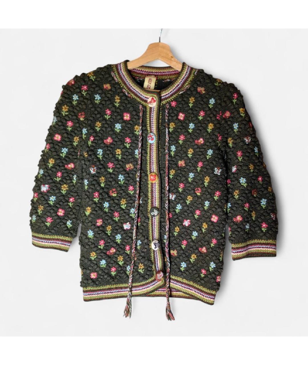 KENZO Мульти шелковый кардиган, фото 6