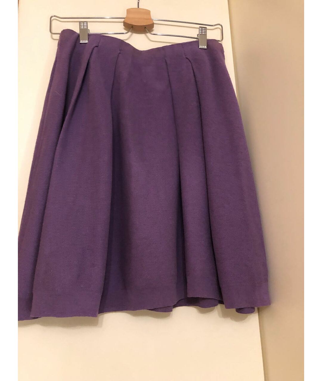 SONIA RYKIEL Фиолетовая хлопковая юбка миди, фото 2