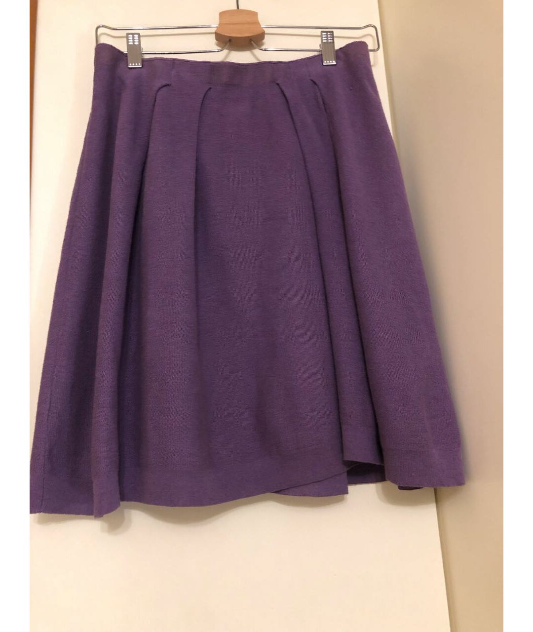 SONIA RYKIEL Фиолетовая хлопковая юбка миди, фото 5