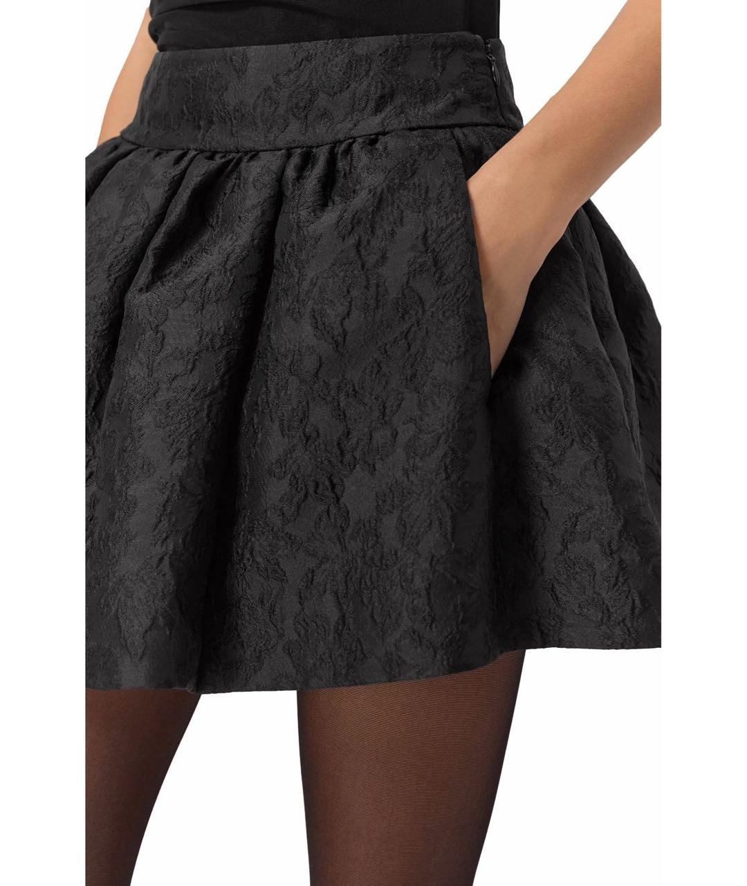 JUUN.J Черная юбка мини, фото 2