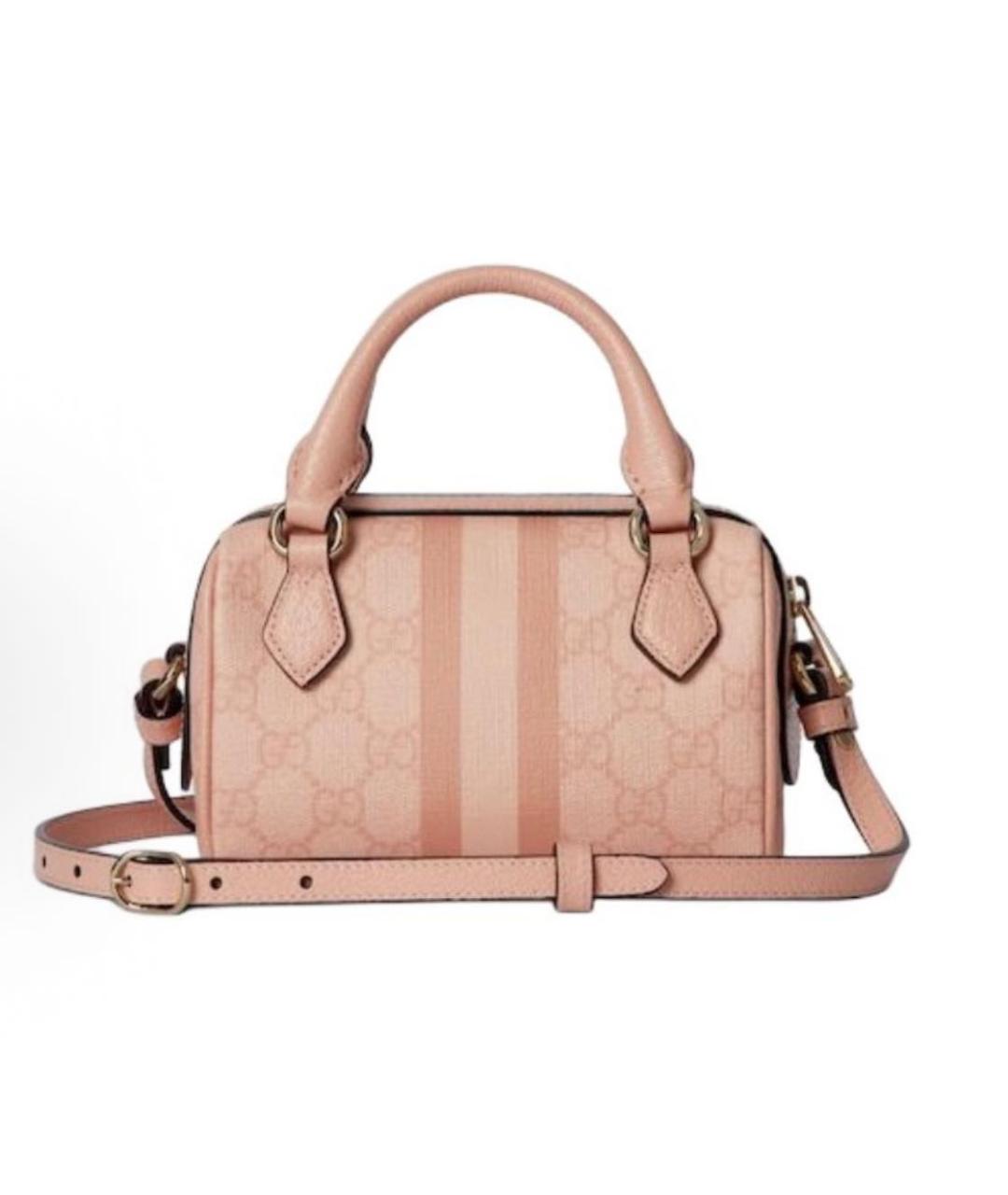 GUCCI Розовая сумка с короткими ручками, фото 3