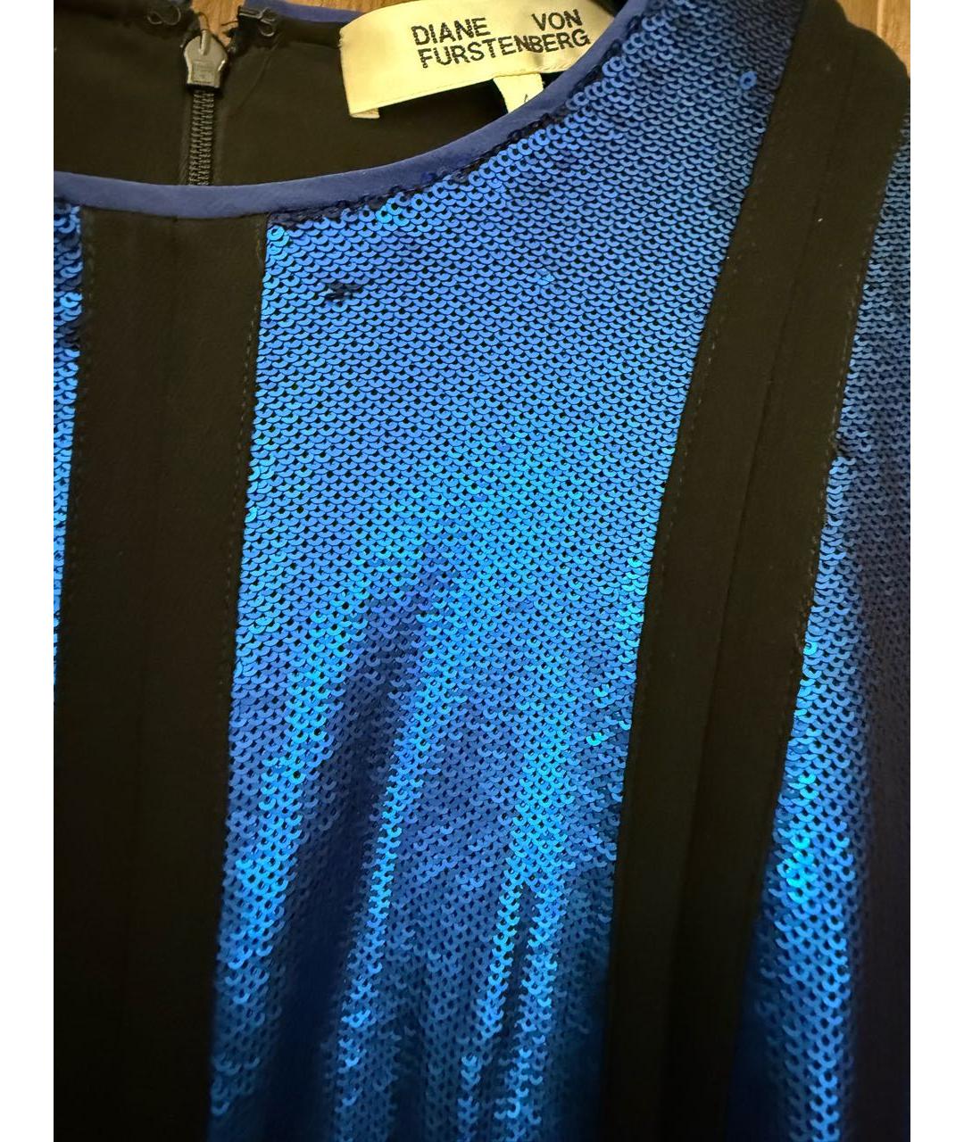 VICTORIA BECKHAM Синее вечернее платье, фото 4