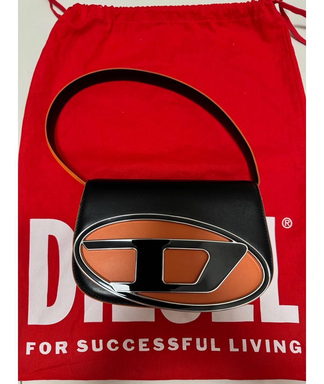 DIESEL Мульти кожаная сумка с короткими ручками, фото 7