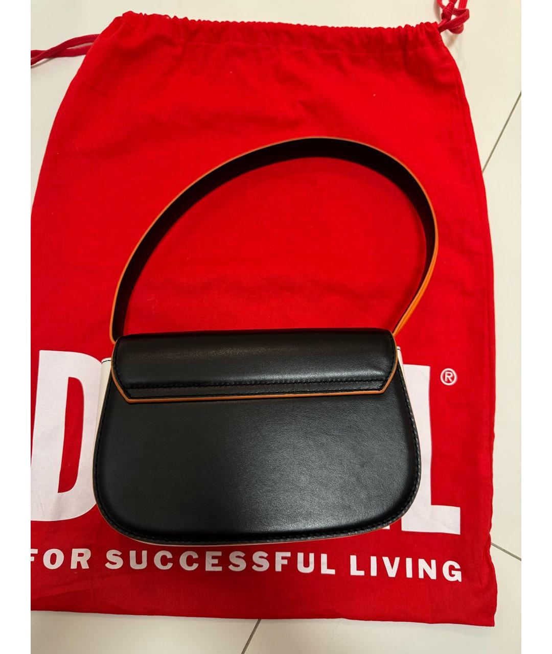 DIESEL Мульти кожаная сумка с короткими ручками, фото 3