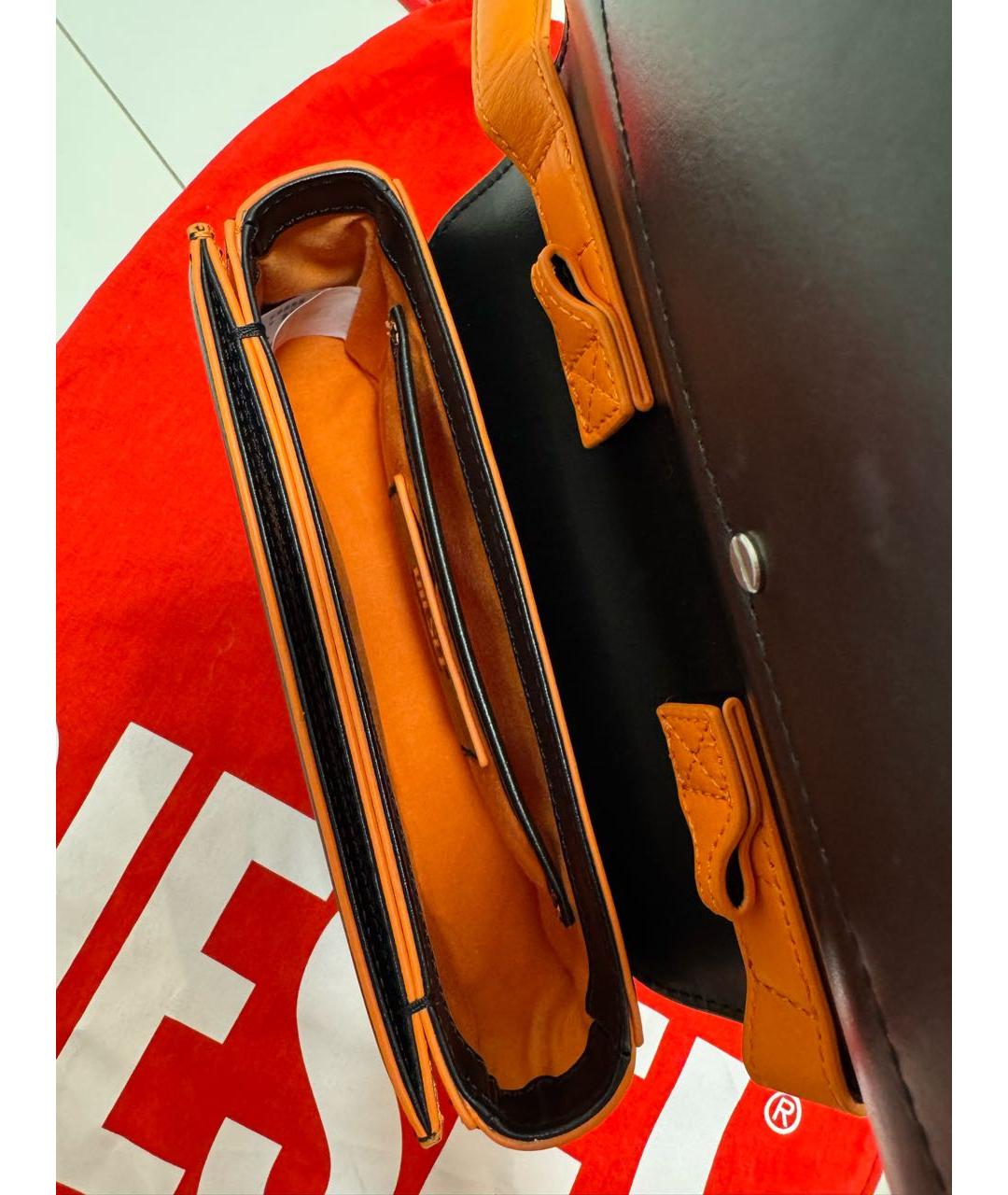 DIESEL Мульти кожаная сумка с короткими ручками, фото 4