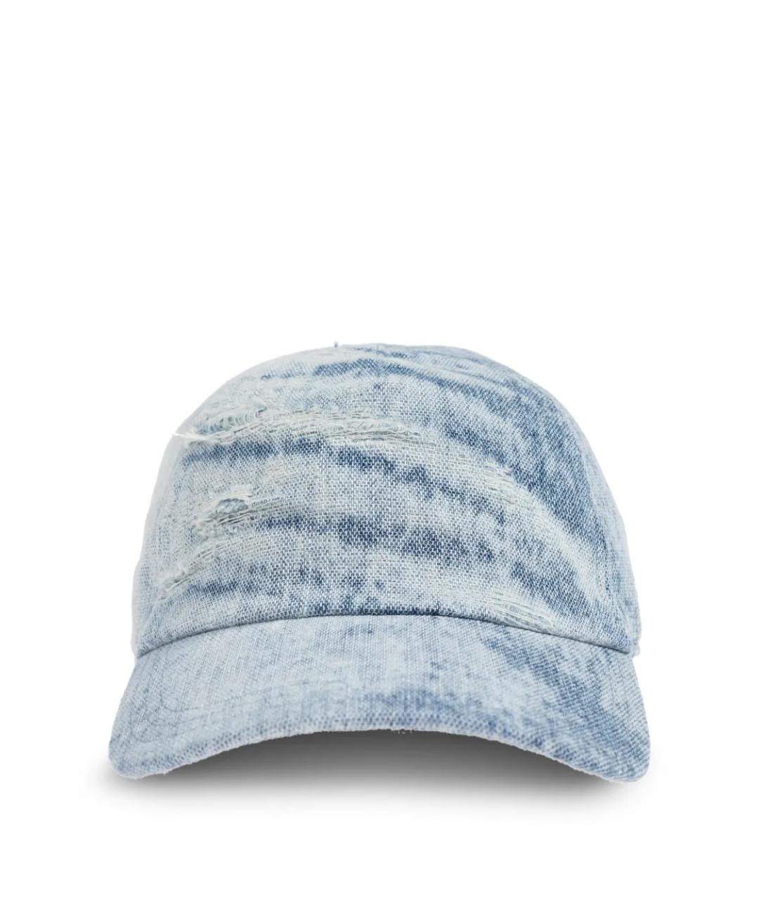 DIESEL Голубая хлопковая кепка/бейсболка, фото 1