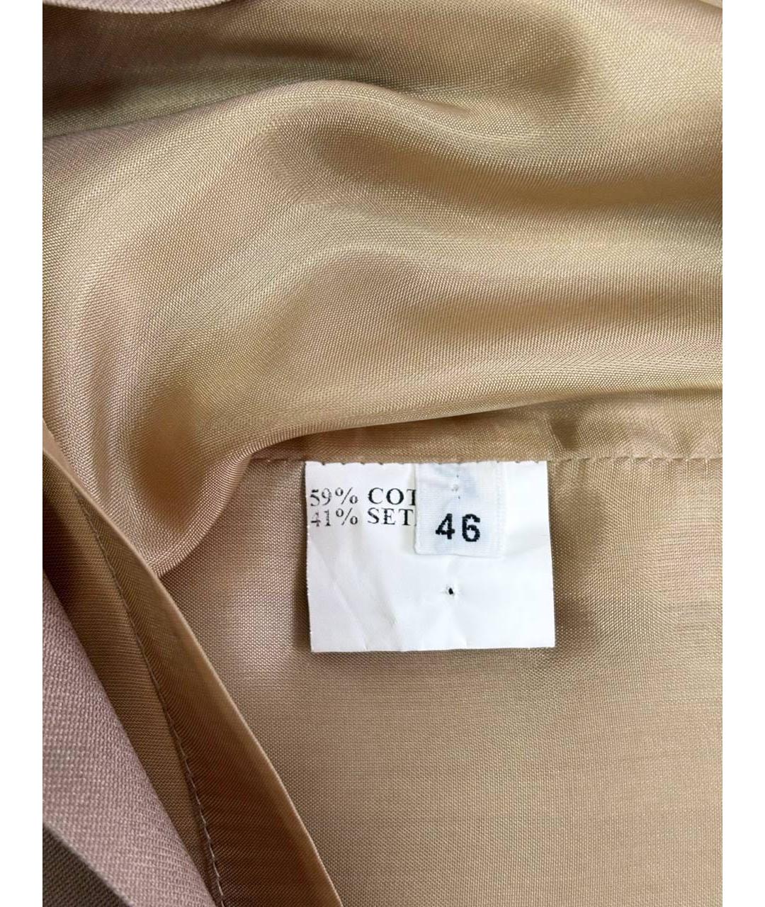 KITON Коричневый костюм с юбками, фото 4