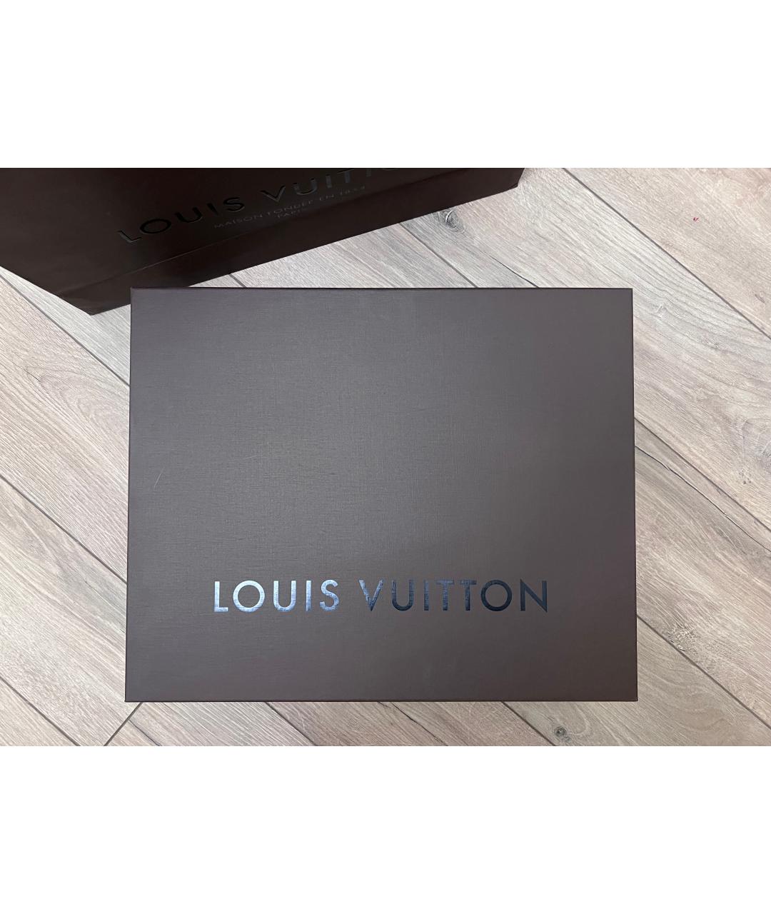 LOUIS VUITTON Коричневая шерстяная шапка, фото 4