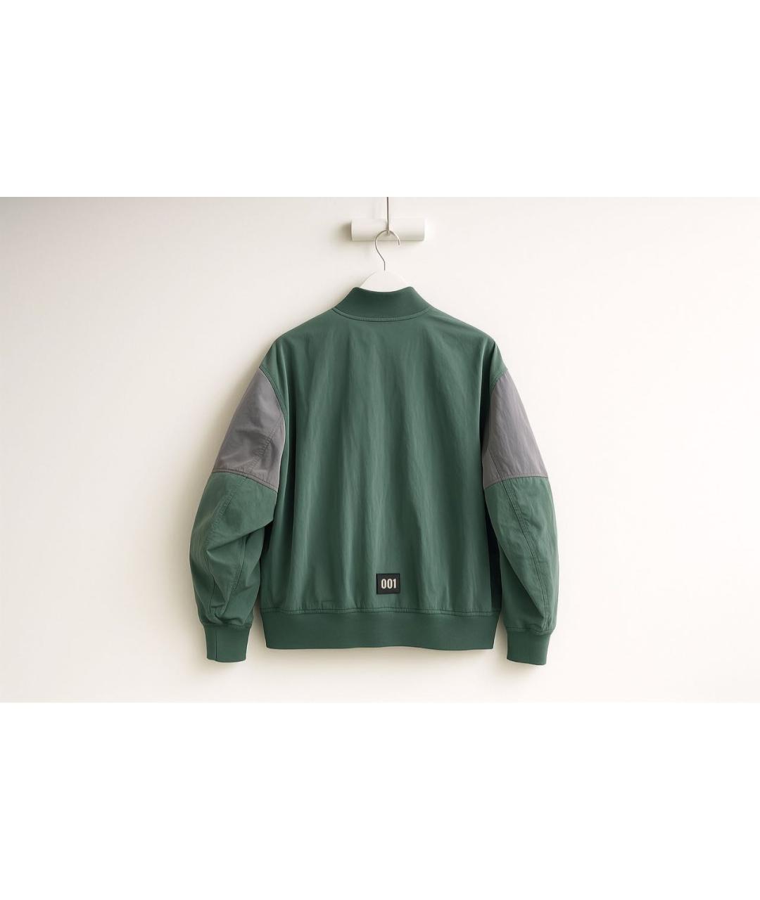 ARMANI EXCHANGE Зеленая полиэстеровая куртка, фото 2