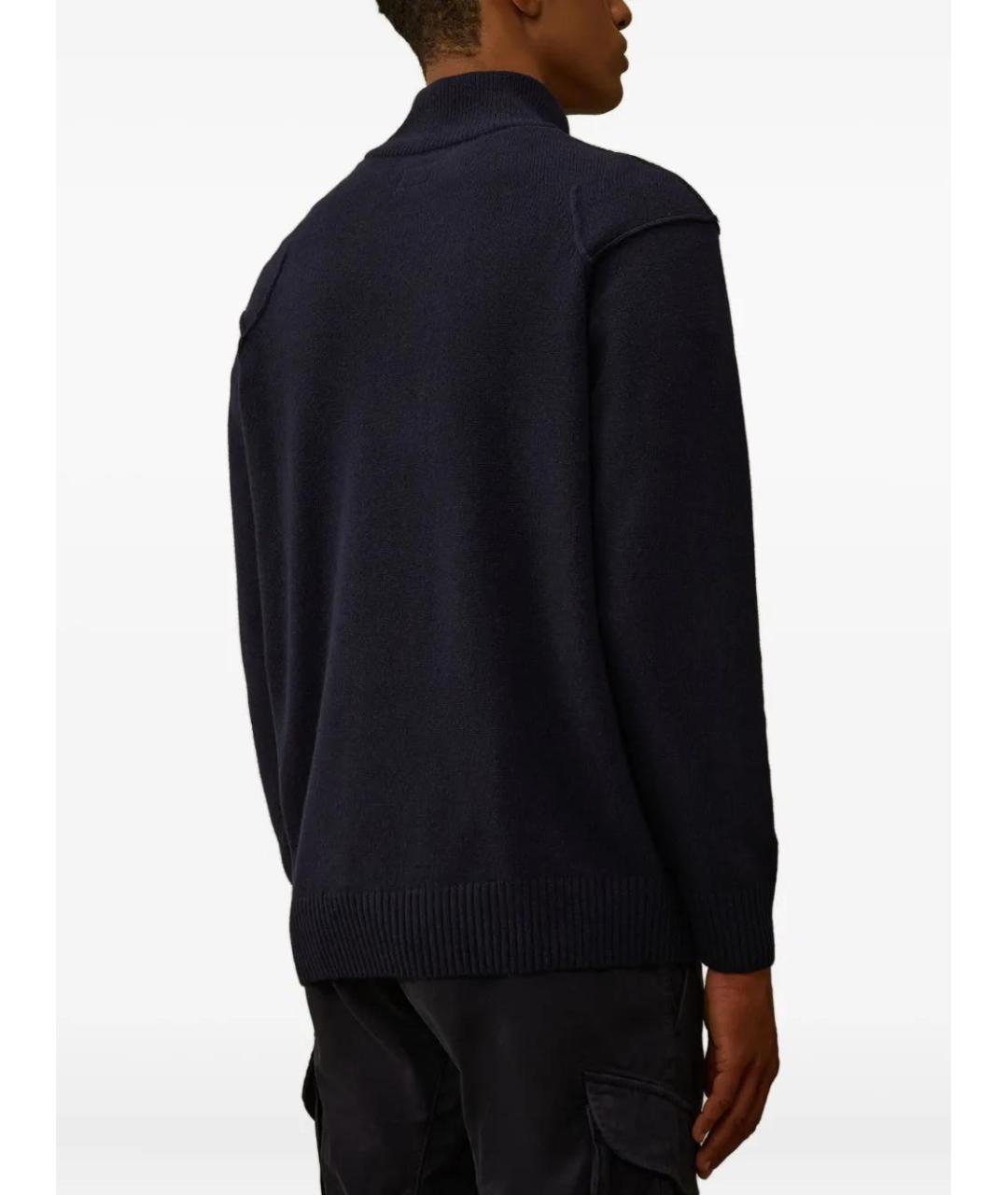 CP COMPANY Синий шерстяной джемпер / свитер, фото 4