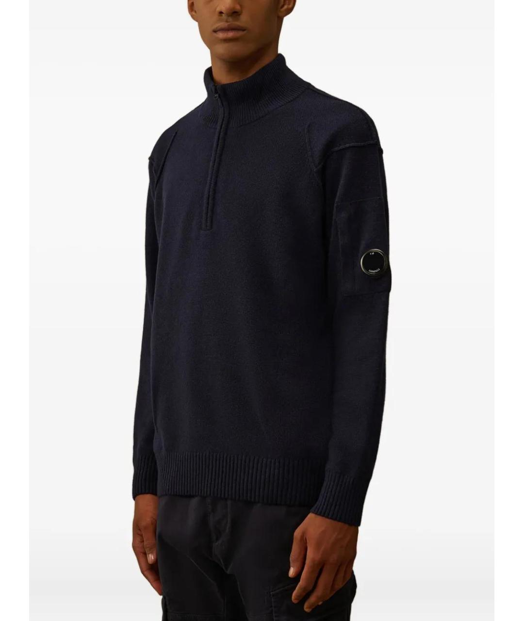 CP COMPANY Синий шерстяной джемпер / свитер, фото 3