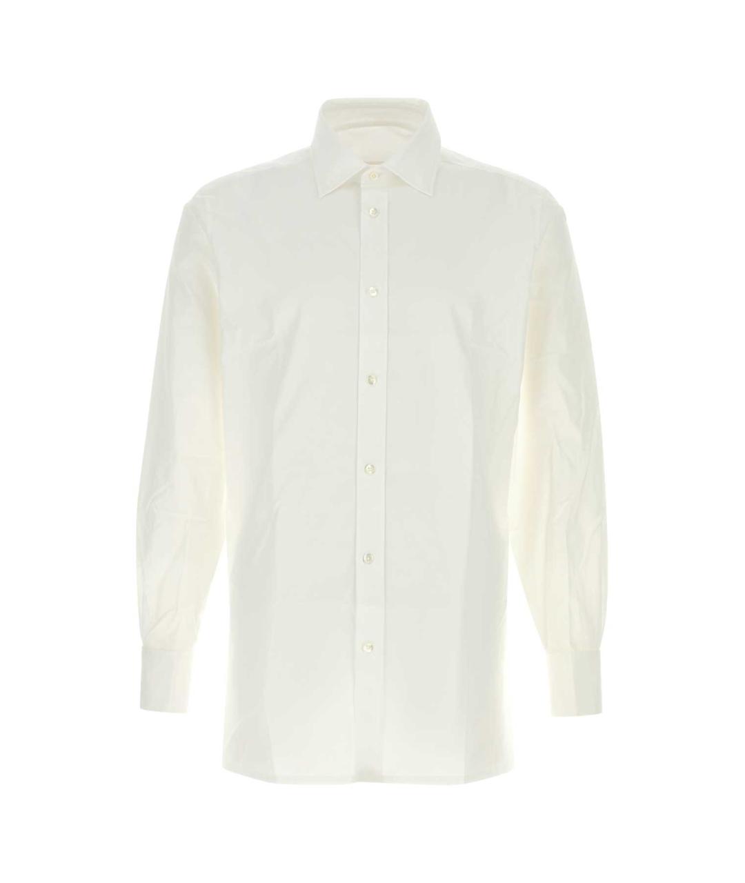 MAISON MARGIELA Белая хлопковая классическая рубашка, фото 1