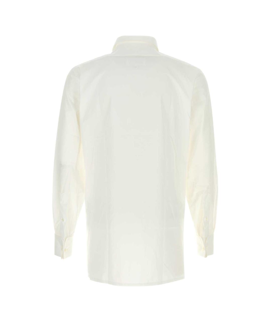 MAISON MARGIELA Белая хлопковая классическая рубашка, фото 2