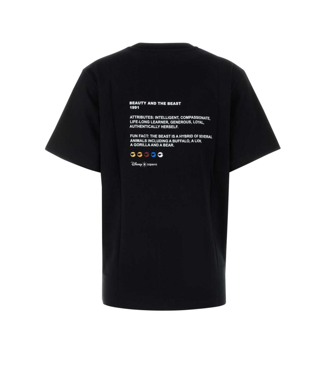 COPERNI Черная хлопковая футболка, фото 2
