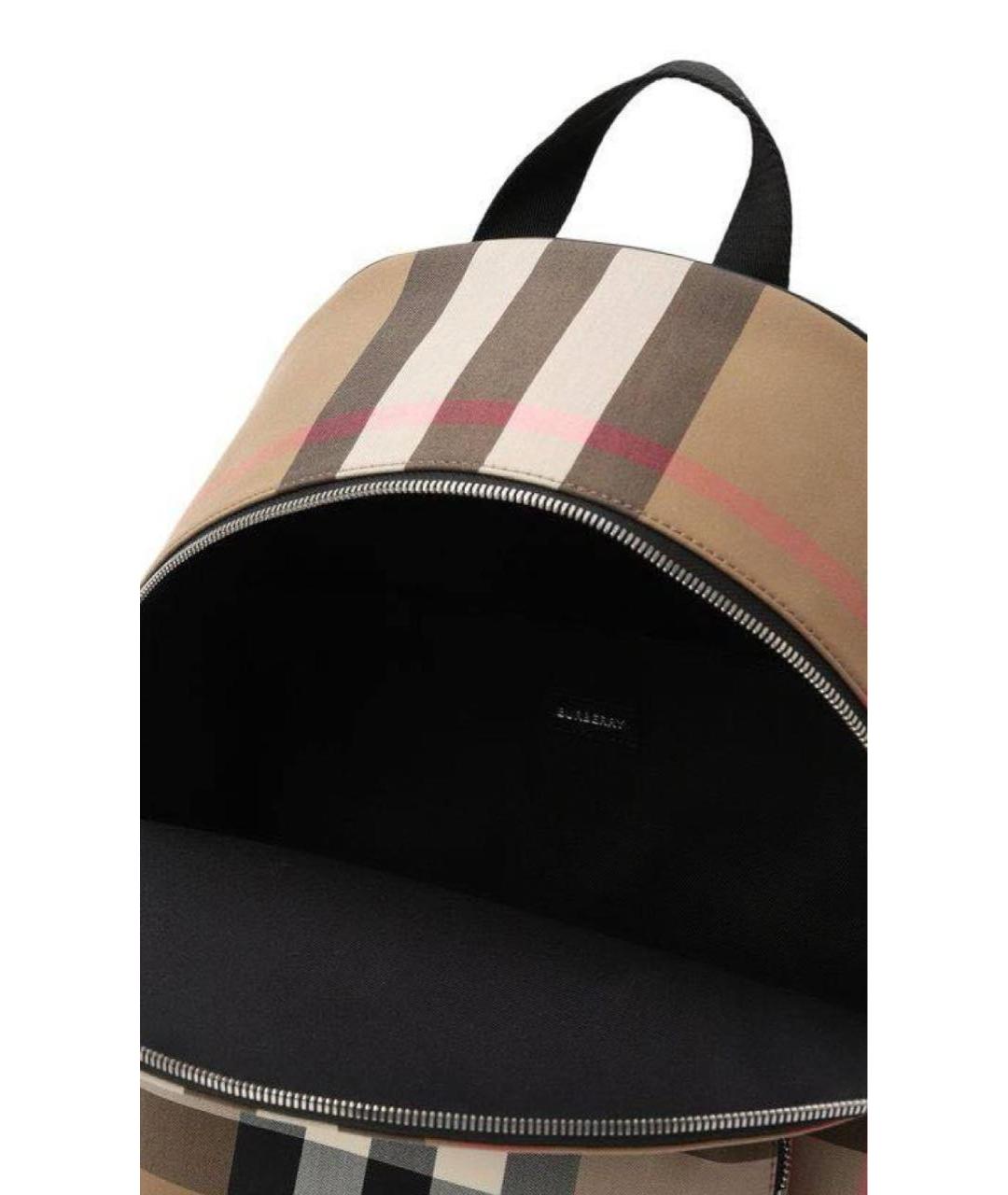 BURBERRY Коричневый тканевый рюкзак, фото 6